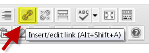 link icon toolbar wordpress