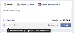 How to Use Facebook Targeted Updates
