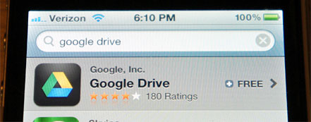 google drive app