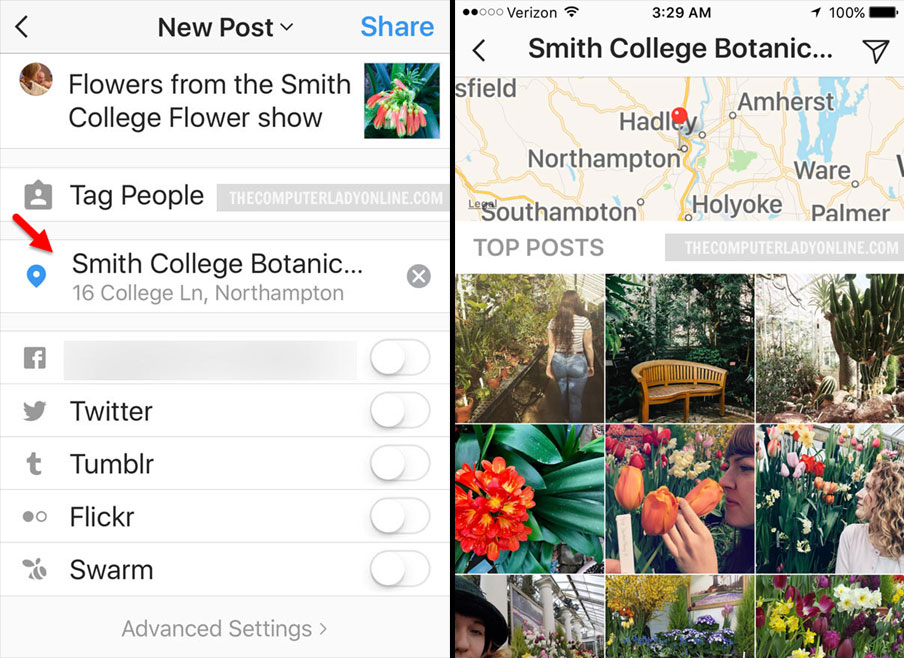 How to Add a Location to a Photo on Instagram