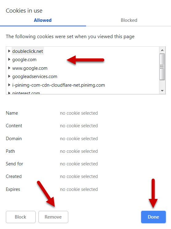 How to Delete Cookies for a Single Site on Chrome