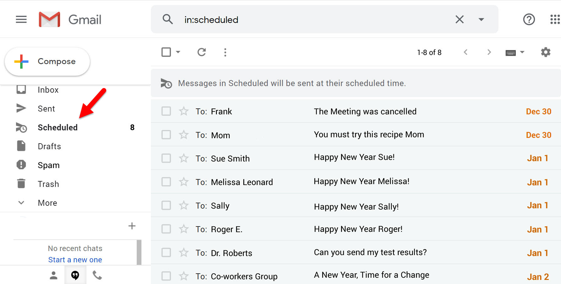 How to Find Your Gmail Scheduled Emails