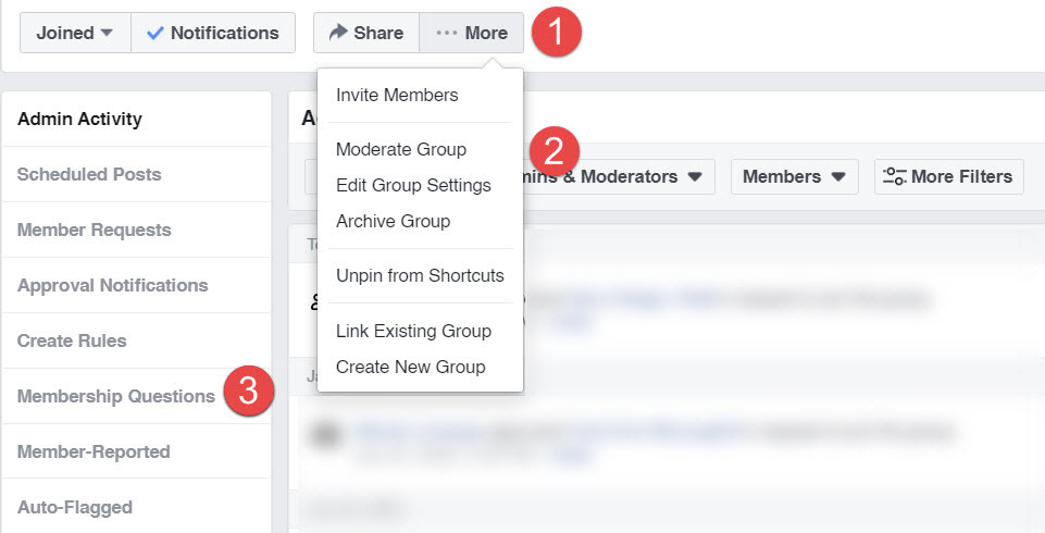 Here's how to setup Membership Questions in a Facebook Group